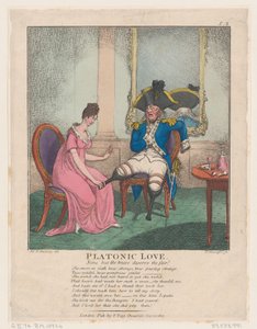 Platonische liefde door Thomas Rowlandson