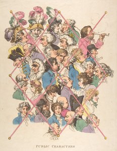 Publieke karakters door Thomas Rowlandson