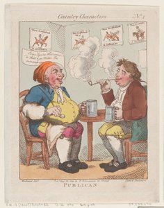 Kroegbaas, 30 augustus 1799 door Thomas Rowlandson