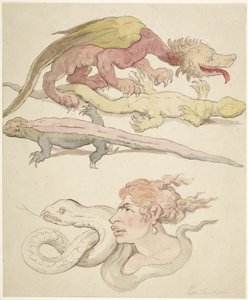Reptielen door Thomas Rowlandson