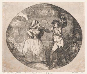 Terugkeer van de jacht, 1786 door Thomas Rowlandson