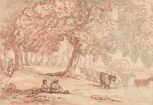 Richmond Park door Thomas Rowlandson