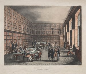 Royal Institution, Albemarle Street door Thomas Rowlandson