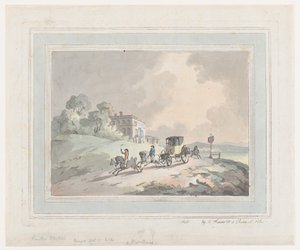 Rustieke Schets, of Een Postkoets Reist, 1785-99 door Thomas Rowlandson