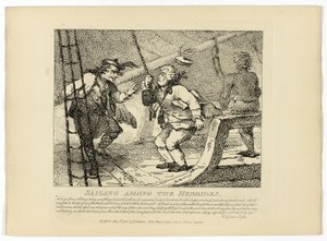 Zeilen op de Hebriden, uit Boswells Tour of the Hebrides door Thomas Rowlandson