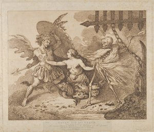 Satan, Zonde en Dood Paradise Lost, Boek de 2e, na 1790