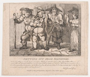 Vertrek uit Edinburgh Pittoreske Schoonheden van Boswell, Deel de Tweede, 30 mei 1786