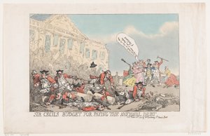 Sir Cecils Budget Voor Het Betalen Van De Nationale Schuld door Thomas Rowlandson
