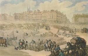 Smithfield Vleesmarkt, ca. 1816, 1944