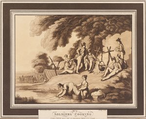 Soldaten koken, circa 1798