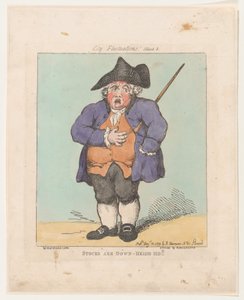 Aandelen Zijn Gedaald - Heigh-Ho!!, 10 augustus 1799 door Thomas Rowlandson