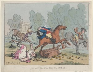 Symptomen van rusteloosheid, 1807.