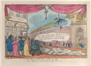 Staartstuk naar Deel Drie: De Genii van Karikatuur Brengen Verse Voorraad door Thomas Rowlandson