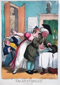 De Anatomist, uitgegeven door Thomas Tegg door Thomas Rowlandson