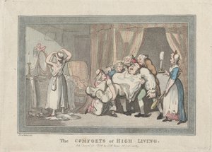De Comforts van Hoog Leven, 16 december 1794 door Thomas Rowlandson