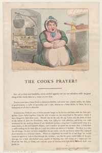 Het gebed van de kok, 15 september 1801 door Thomas Rowlandson
