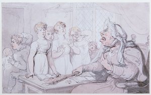 De wrede meesteres door Thomas Rowlandson