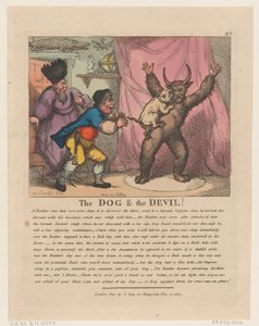 De hond en de duivel, 21 november 1807 door Thomas Rowlandson