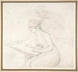 De tekenles door Thomas Rowlandson