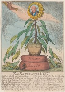 De bloem van de stad door Thomas Rowlandson