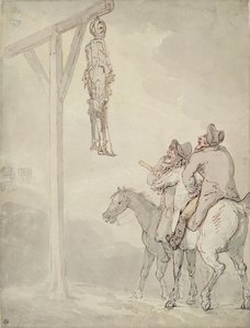 De galg door Thomas Rowlandson