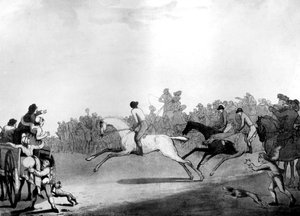 De hoog metaalachtige racer, 1789 door Thomas Rowlandson