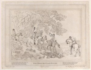 De jager uit Het leven van een renpaard, of De hoogmoedige racer, 20 juli 1789