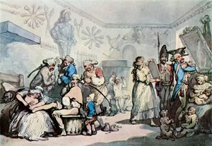 Het Interieur van een Franse Kazerne, 1787, 1929