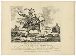 De journalist, uit Boswells Tour of the Hebrides