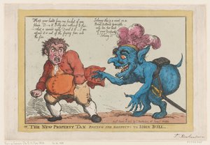 De Nieuwe Onroerendgoedbelasting Brengt Zijn Eerbetoon Aan John Bull, 16 April 1806