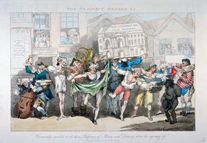 Het vooruitzicht voor ons door Thomas Rowlandson