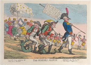 De mars van de schurken, 12 april 1814