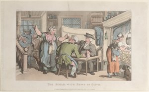 De Schreeuw, met Nieuws van Olivia, uit De Pastoor van Wakefield, 1 mei 1817 door Thomas Rowlandson