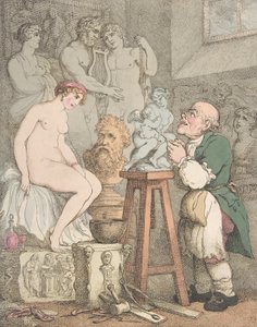 De Beeldhouwer (Voorbereidingen voor de Academie, Oude Joseph Nollekens en zijn Venus), ca. 1800