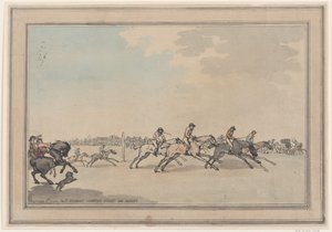 De start, 21 juni 1786 door Thomas Rowlandson
