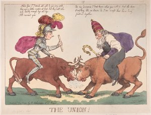 De Unie, 1 januari 1801 door Thomas Rowlandson