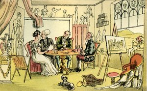De kamer van de kunstenaar