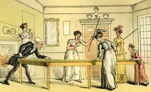 De biljarttafel door Thomas Rowlandson