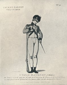 Onfix bajonet 3e beweging, 1798 1909 door Thomas Rowlandson