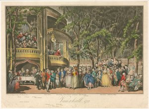 Vauxhall door Thomas Rowlandson