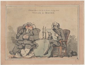 Vicar & Moses, 1 april 1786 door Thomas Rowlandson