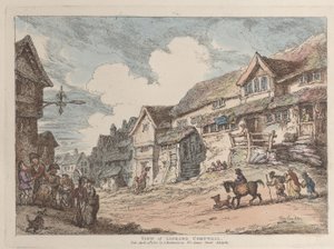 Uitzicht op Liskard, Cornwall, uit Zichten in Cornwall, 12 april 1812