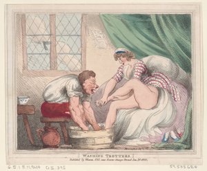 Wassen van Varkenspoten, 20 januari 1800 door Thomas Rowlandson