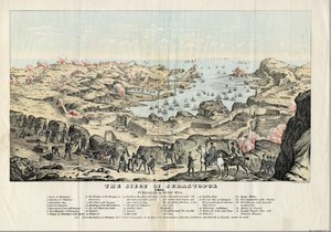 Het beleg van Sebastopol (1854-1855) door Thomas S. Sinclair