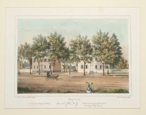 Woning / van wijlen George Dillwyn / van wijlen Joseph Bloomfield (Burlington, NJ), uit 14 gezichten op Burlington