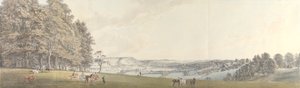 Een Uitzicht op Boxhill vanuit Norbury Park, Surrey door Thomas Sandby