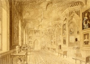 Lange galerij in Strawberry Hill, Twickenham