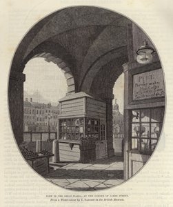Uitzicht op het grote plein op de hoek van James Street