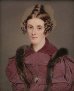 Portret van een dame door Thomas Seir Cummings