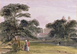 Figuren in het Park onder de Sterrenwacht, Greenwich, ca. 1850